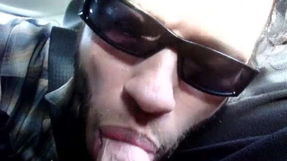 Damon and Keer in the back seat of a car -Home Video